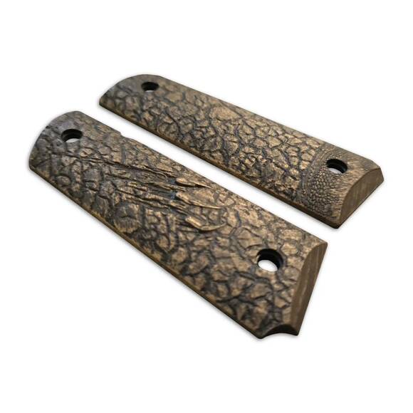 1911 Full-Size Maple Grips - Dragon Slayer (3169) / Hand-painted