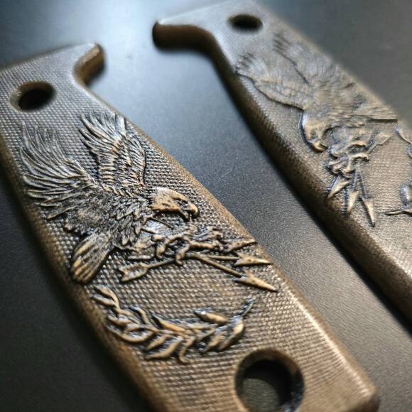 Eagle Arrows - ESEE Model 3, Model 4 Knife Scales by Svechnikov Knives