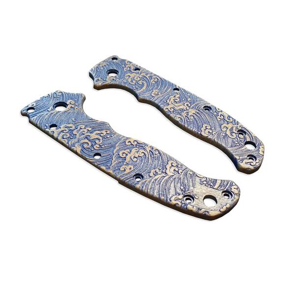 Japan Wave - Demko AD20.5 Knife Scales by Svechnikov Knives