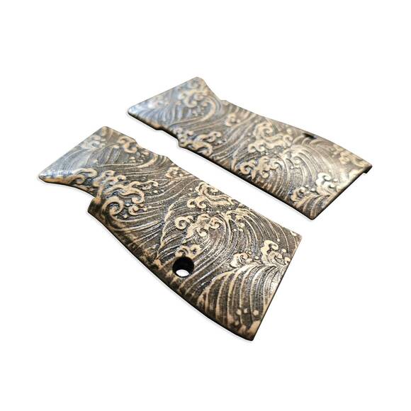 Sig Sauer P365 AXG Maple Grips - Japan Wave Classic / Hand-painted