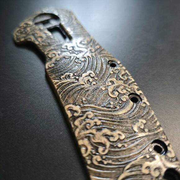 Japan Wave Classic - Zero Tolerance ZT 0308 Knife Scale by Svechnikov Knives