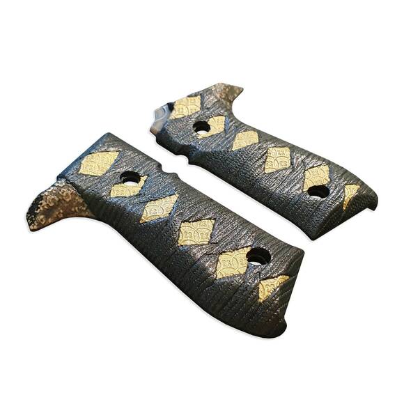 Katana Black Gold - Arex Rex Zero 1S, 1T Palm Swell Grips