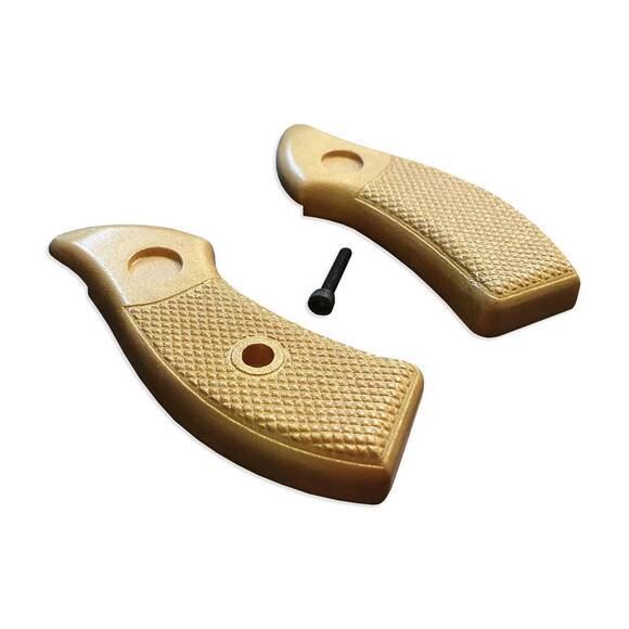 Old Classic Gold Emblemmed (10mm) - Smith & Wesson J-Frame Round Butt Grips