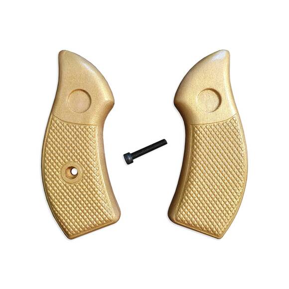 Old Classic Gold Emblemmed (10mm) - Smith & Wesson J-Frame Round Butt Grips