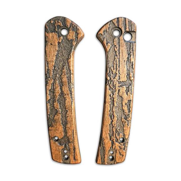 CIVIVI Conspirator maple handle scales - Roughness Bronze / hand-painted