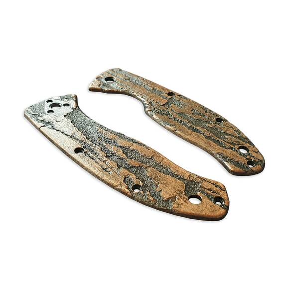 Roughness Bronze - Spyderco Tenacious Knife Scales by Svechnikov Knives