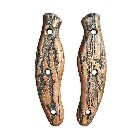 Roughness Bronze - Tops Knives Field Dog Knife Scales by Svechnikov Knives