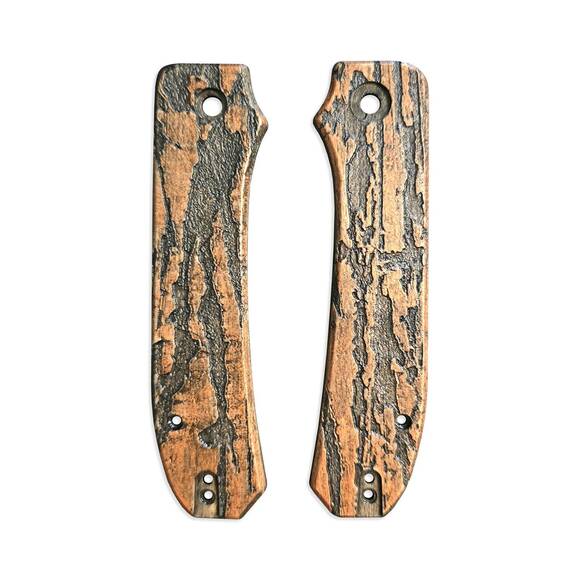 WE Knife Big Banter maple handle scales - Roughness Bronze / hand-painted