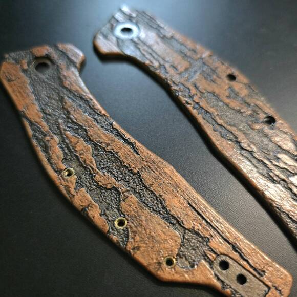 Roughness Bronze - Zero Tolerance ZT 0357 Knife Scales by Svechnikov Knives