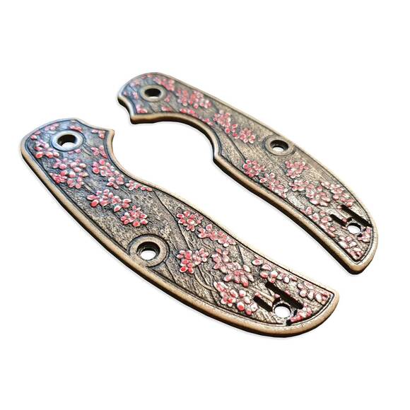 Sakura - Spyderco Sage 1 Knife Scales by Svechnikov Knives