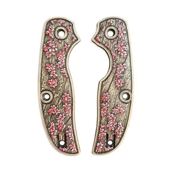 Sakura - Spyderco Sage 1 Knife Scales by Svechnikov Knives