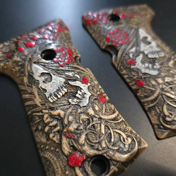 Skull Rose - Beretta Compact 92, 92F, 92FS, 96 Grips