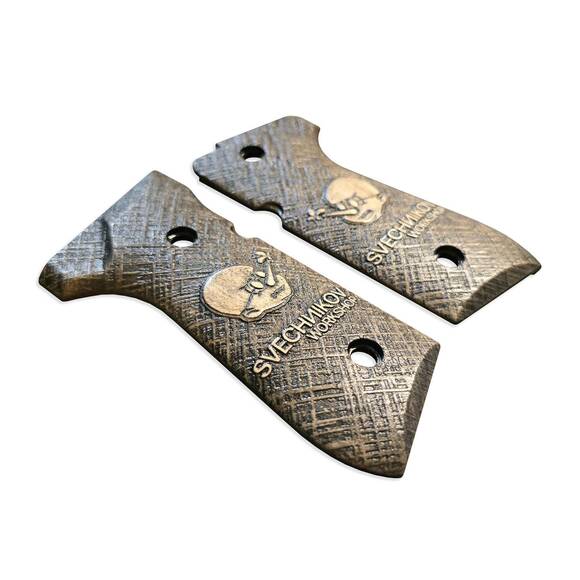 Beretta 92 Full-Size Maple Grips - Svechnikov Workshop / Hand-painted