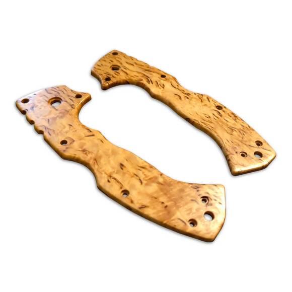 Traditional Karelian Birch - Cold Steel 4-Max Scout Knife Scales by Svechnikov Knives