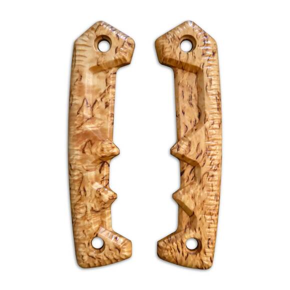 Extrema Ratio Fat Boy karelian birch handle scales - Traditional / hand-painted