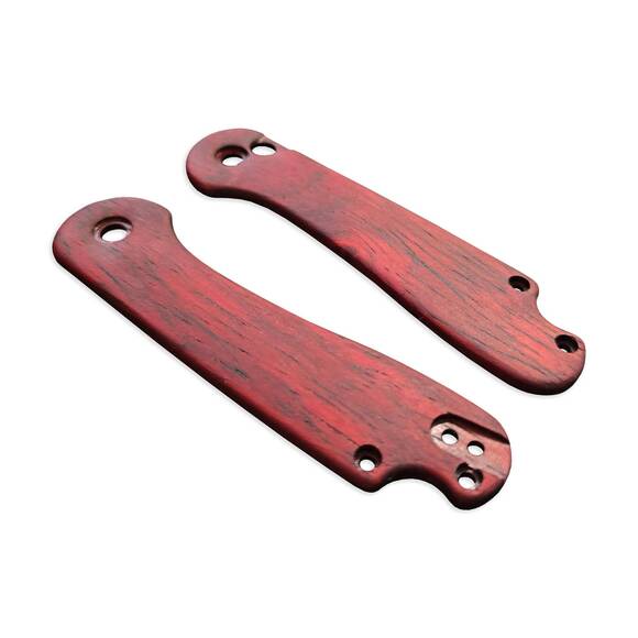 CIVIVI Elementum Button Lock 2 padauk handle scales - Traditional / hand-painted