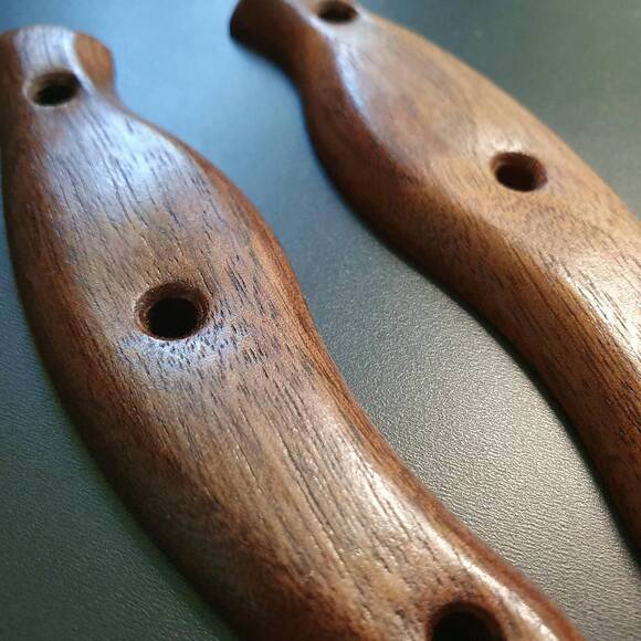 Traditional Walnut - Tops Knives Field Dog Knife Scales by Svechnikov Knives