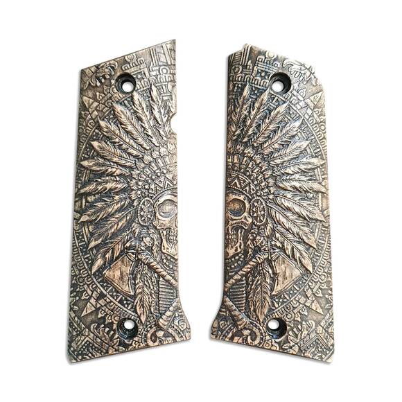 War Chief - Llama 1911 9mm Grips