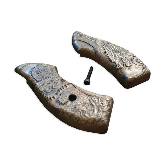 Yin Yang Dragon - Smith & Wesson J-Frame Round Butt Grips