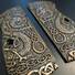 Browning Hi-Power Maple Grips - Celtic Gates / Hand-painted