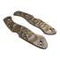 Spyderco Civilian maple handle scales - Crack V2 (3169) / hand-painted