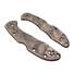 Spyderco Delica 4, Lil' Matriarch maple handle scales - Crack V2 (3169) / hand-painted