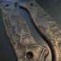 Varusteleka Skrama 200 maple handle scales - Crack V2 (3169) / hand-painted