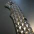 Hinderer Project X maple handle scales - Dragon Scales Black / hand-painted