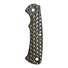 Hinderer Project X maple handle scales - Dragon Scales Black / hand-painted