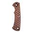 Hinderer Project X maple handle scales - Dragon Scales Dark Cherry / hand-painted