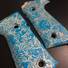 Arex Rex Zero 1 Standard Maple Grips - Gzhel V2 / Hand-painted