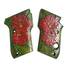 Beretta 21A Bobcat maple grips - Hibiscus / hand-painted