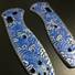 Benchmade Mini Barrage 585 Maple Scales - Japan Wave / Hand-painted