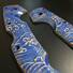 Cold Steel Voyager Extra Large maple handle scales - Japan Wave / hand-painted