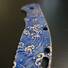 Hinderer XM-24 maple handle scales - Japan Wave / hand-painted