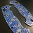 Spyderco Manix 2 XL maple handle scales - Japan Wave / hand-painted