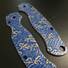 Spyderco Para Military 2 Cru-Wear maple handle scales - Japan Wave / hand-painted