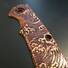 Hinderer Project X maple handle scales - Japan Wave Baroque / hand-painted