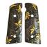 Daniel H9 maple grips - Japanese Maple Black Gold / hand-painted