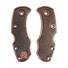 Spyderco Karahawk maple handle scales - Classic V2 Dark Cherry / hand-painted