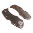 Spyderco Karahawk maple handle scales - Classic V2 Dark Cherry / hand-painted