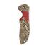Kershaw Emerson CQC 6K/7K maple handle scales - Red Raven / hand-painted