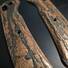 Benchmade Grizzly Creek 15060-2 maple handle scales - Roughness Bronze / hand-painted
