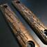 Ka-Bar Model 4 EK44/EK45 maple handle scales - Roughness Bronze / hand-painted