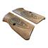 Browning Hi-Power Maple Grips - Slavic Shield / Hand-painted