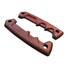 Extrema Ratio Fat Boy padauk handle scales - Traditional / hand-painted