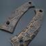 Ka-Bar Gunny KA5300 maple handle scales - Crack V2 (3169) / hand-painted