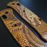 Yin Yang Dragon Orange Gold - Benchmade Bailout 537 Knife Scales by Svechnikov Knives