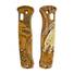 Yin Yang Dragon Orange Gold - Benchmade Bailout 537 Knife Scales by Svechnikov Knives