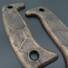 ESEE Junglas maple handle scales - Crack V2 (3169) / hand-painted